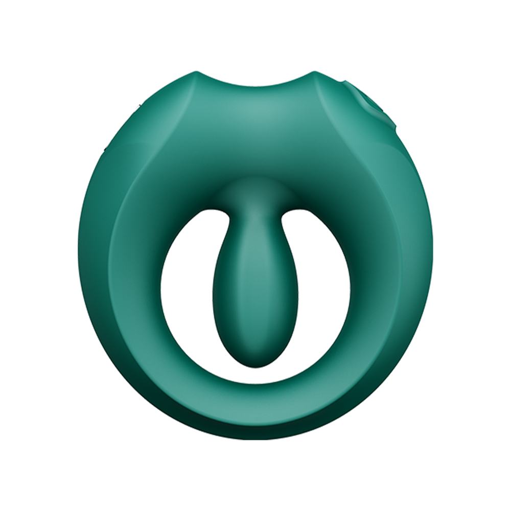 2: ZALO - Apis - Vibrationsring für Paare . App gesteuert - Türkisgrün