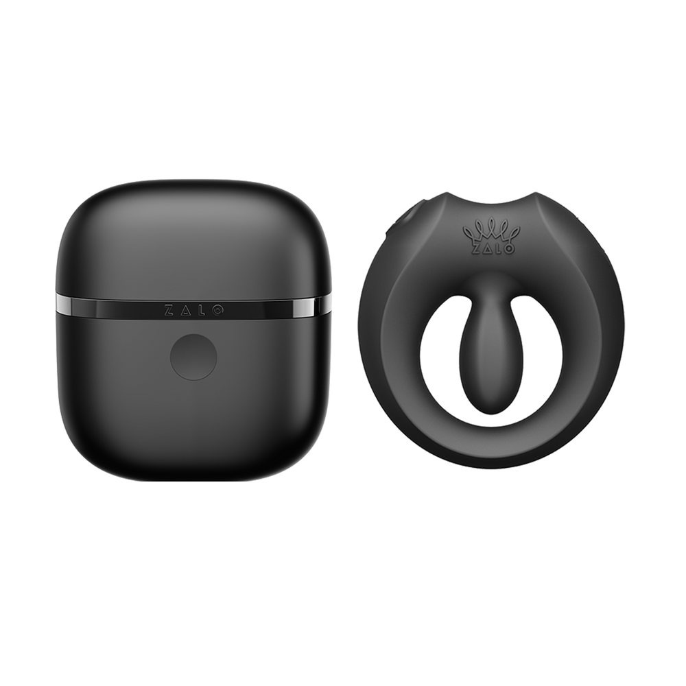 ZALO - Apis - Vibrationsring für Paare, App-gesteuert - Obsidian Schwarz