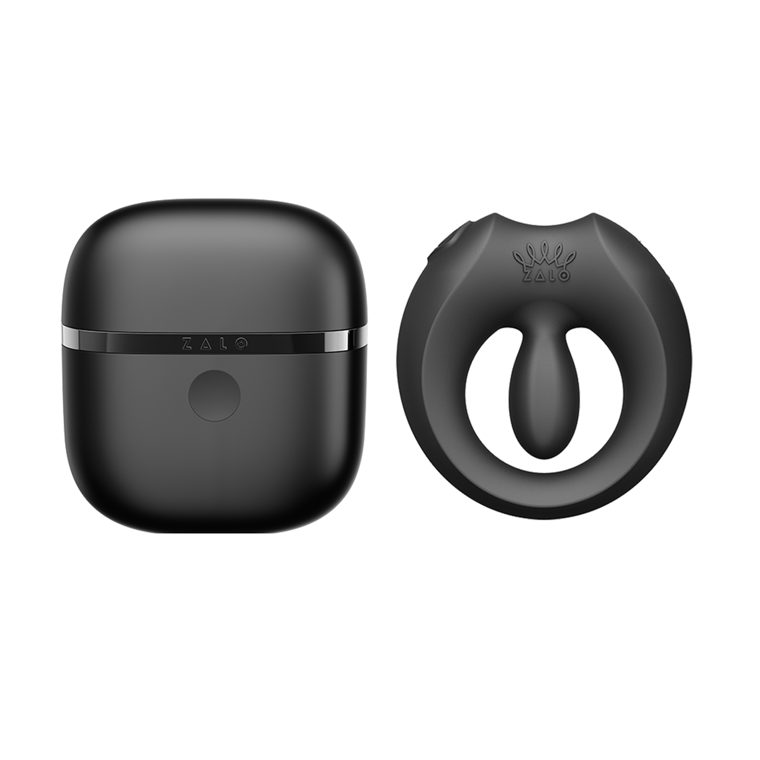 ZALO - Apis - Vibrationsring für Paare, App-gesteuert - Obsidian Schwarz