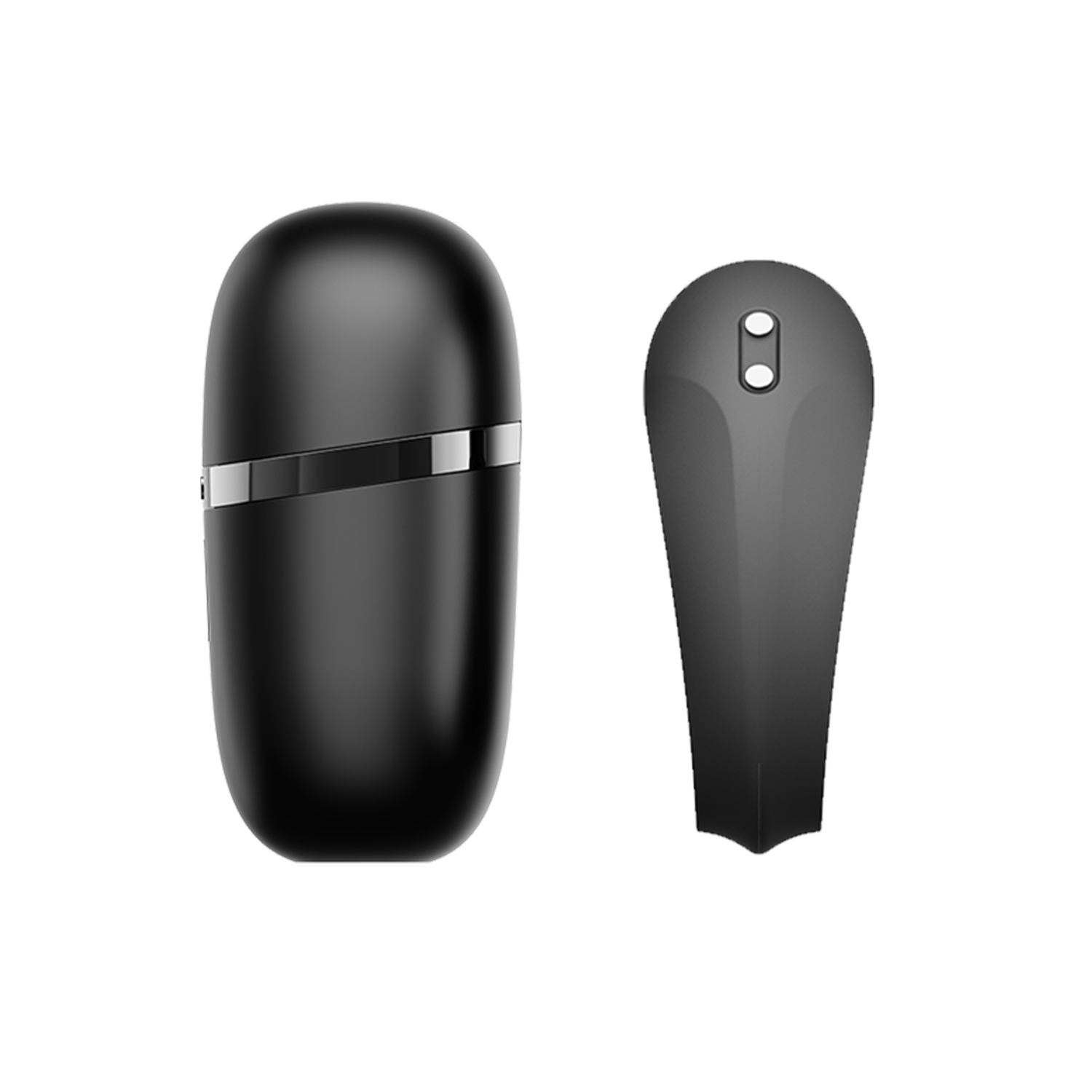 11: ZALO - Apis - Vibrationsring für Paare, App-gesteuert - Obsidian Schwarz