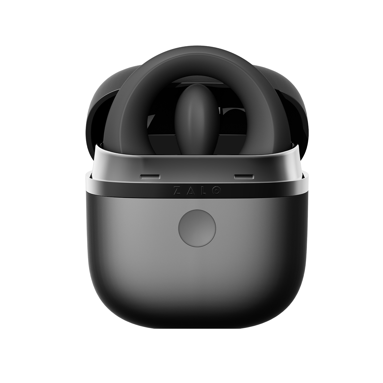 12: ZALO - Apis - Vibrationsring für Paare, App-gesteuert - Obsidian Schwarz