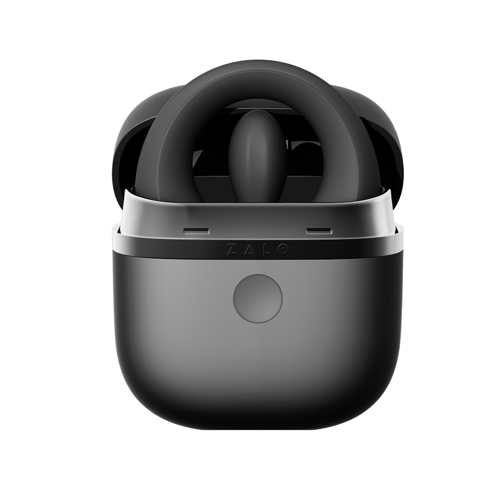 12: ZALO - Apis - Vibrationsring für Paare, App-gesteuert - Obsidian Schwarz