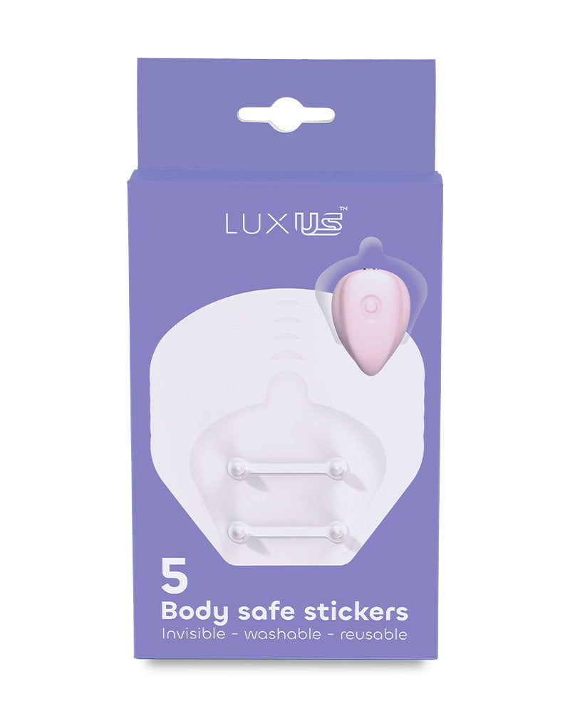 LUXUS – Selbstklebende Sticker – 5er-Set – Transparent