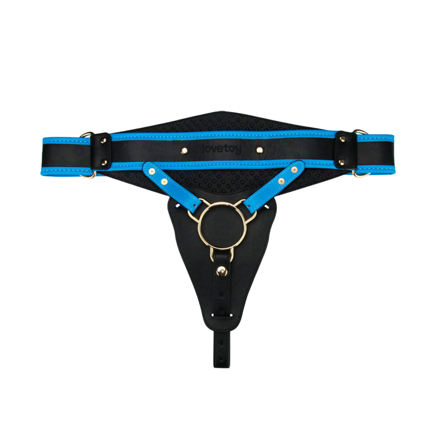 LoveToy - Ingen - Vibrierendes Strap-on-Set, 8"/ 20 cm, Größe XS/S/M, Nude