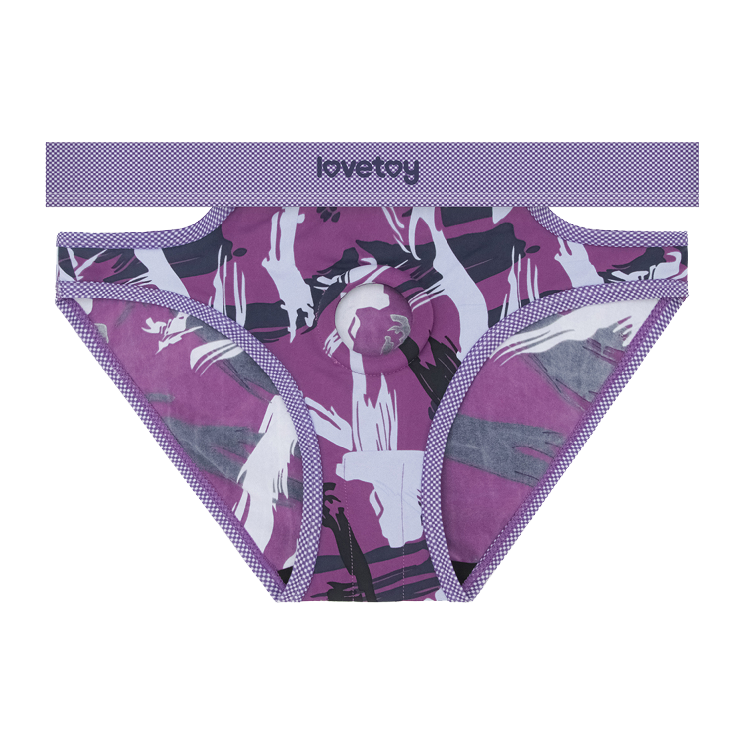 2: LoveToy - Ingen - Violet Strap-on-Slip, Größe M/L, Lila