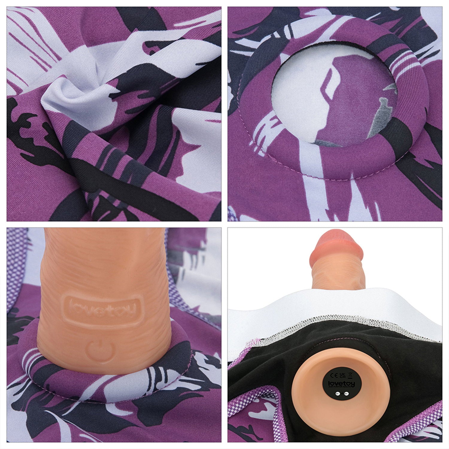 10: LoveToy - Ingen - Violet Strap-on-Slip, Größe M/L, Lila