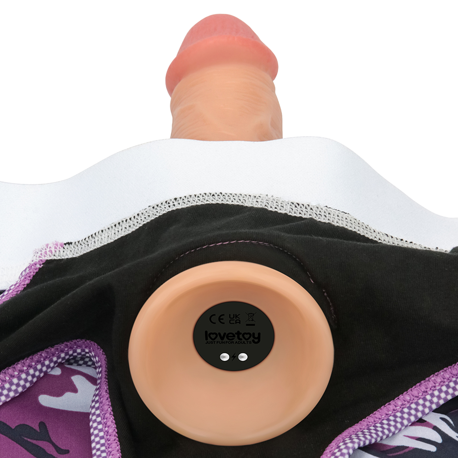 9: LoveToy - Ingen - Violet Strap-on-Slip, Größe M/L, Lila