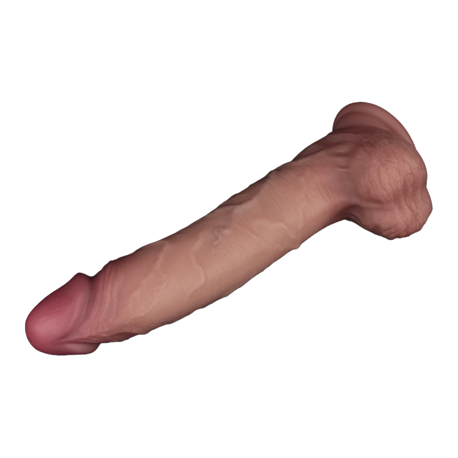 11: LoveToy – Vibrierender Gleitkörper Pro II mit Fernbedienung – 10" / 25 cm – Nude