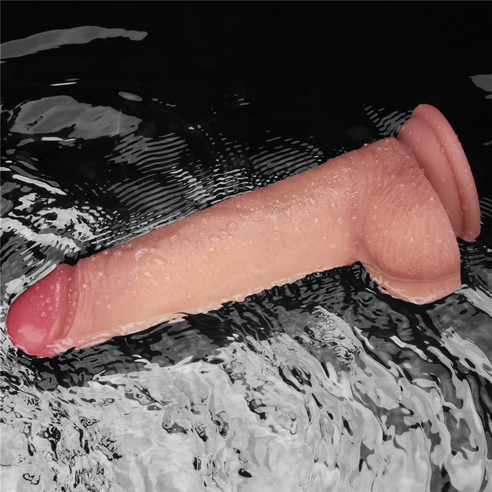LoveToy – Vibrierender Gleitkörper Pro II mit Fernbedienung – 8,5" / 22 cm – Nude
