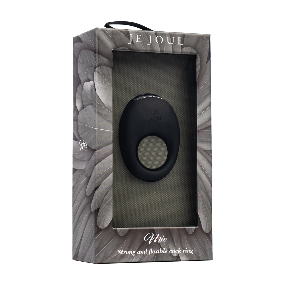4: Je Joue - Mio - Flexibler Penisring-Vibrator - Schwarz