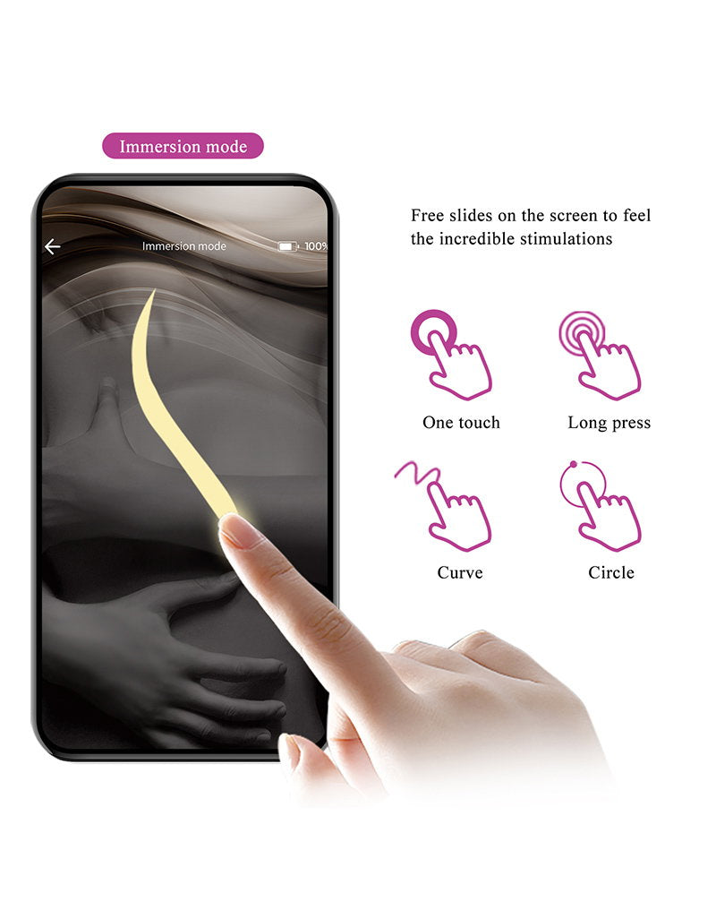 Pretty Love – Billy – G-Punkt-Vibrator mit App-Fernbedienung – Lila