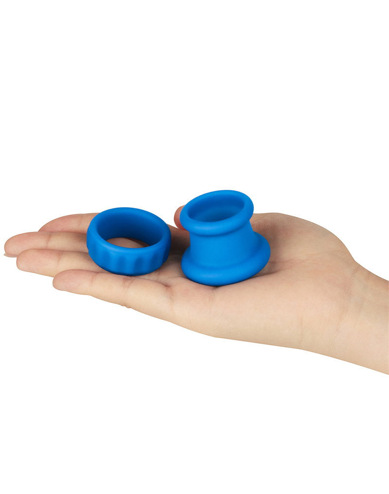 LoveToy – Pinnacle Pro – Twin Flex Stretcher – Blau