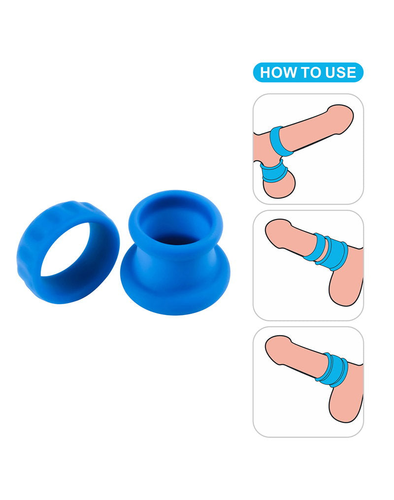 LoveToy – Pinnacle Pro – Twin Flex Stretcher – Blau