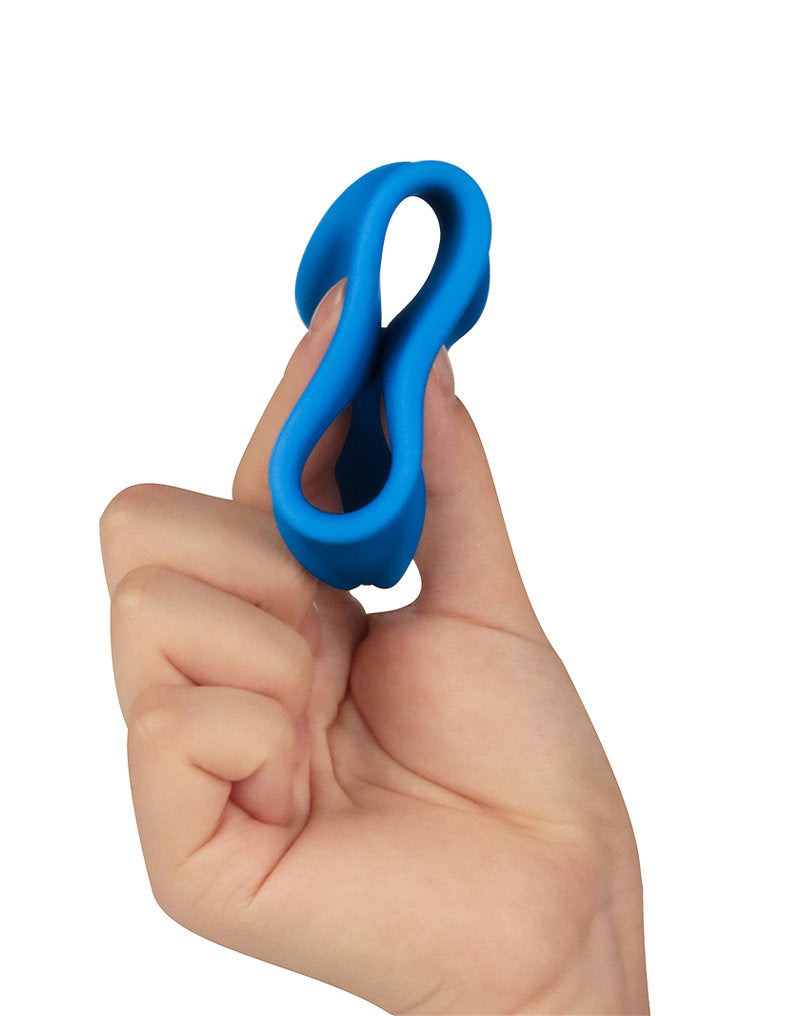 LoveToy – Pinnacle Pro – Trio Grip Enchancer Sleeve – Blau
