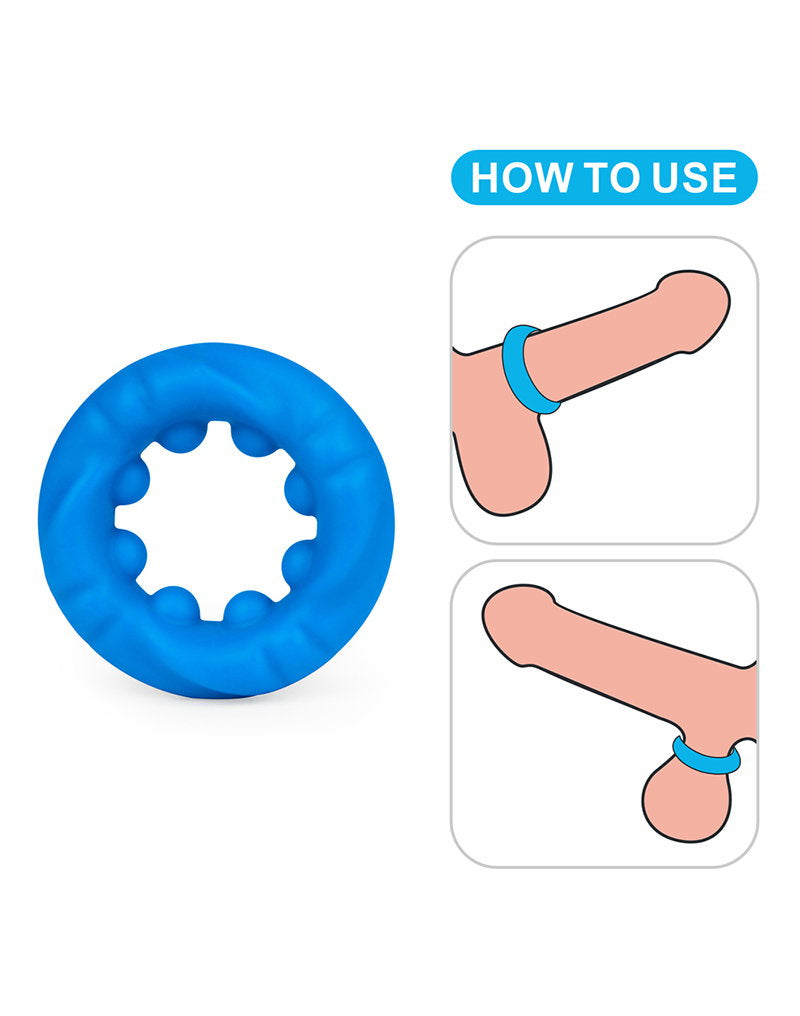 9: LoveToy – Pinnacle Pro – Ridge Bump Stretcher – Blau