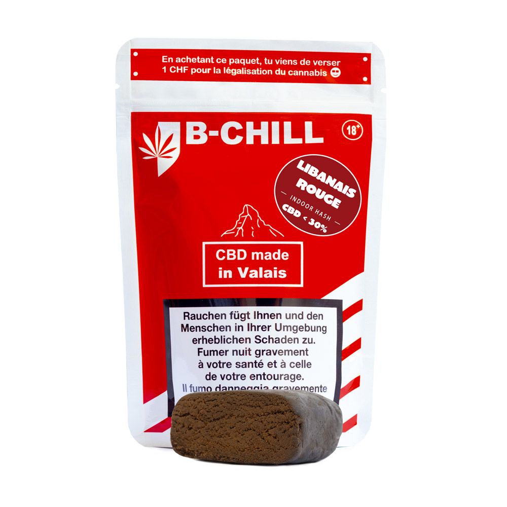 B-Chill CBD, Libanais Rouge Hashish, 5g