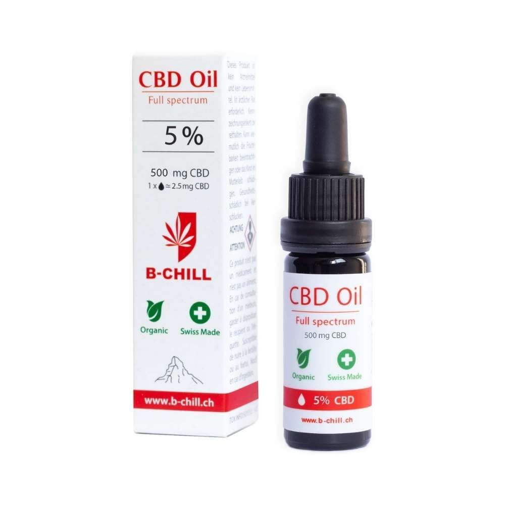 B-Chill Full Spectrum Aromaöl 10ml, CBD 5%, mit Rosmarinextrakt