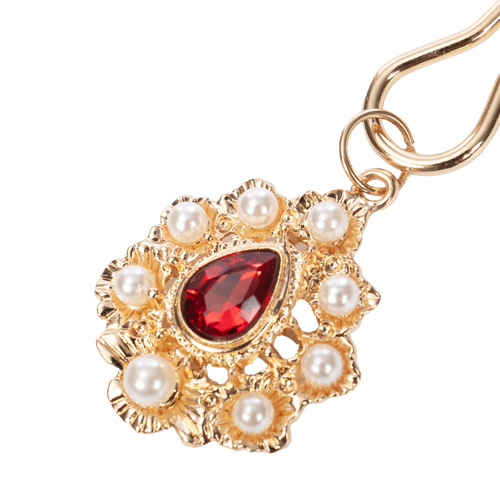 Rimba Bondage Play – Brustwarzenklammern mit Goldschmuck – Gold