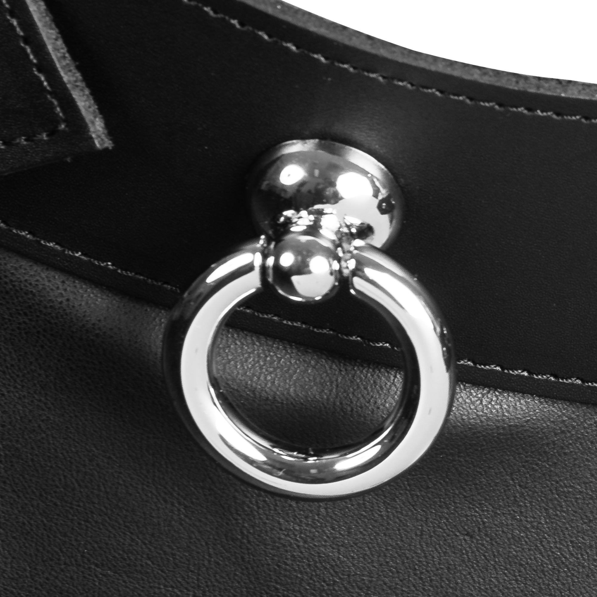 Rimba Bondage Play – Lederrock für Männer – Schwarz