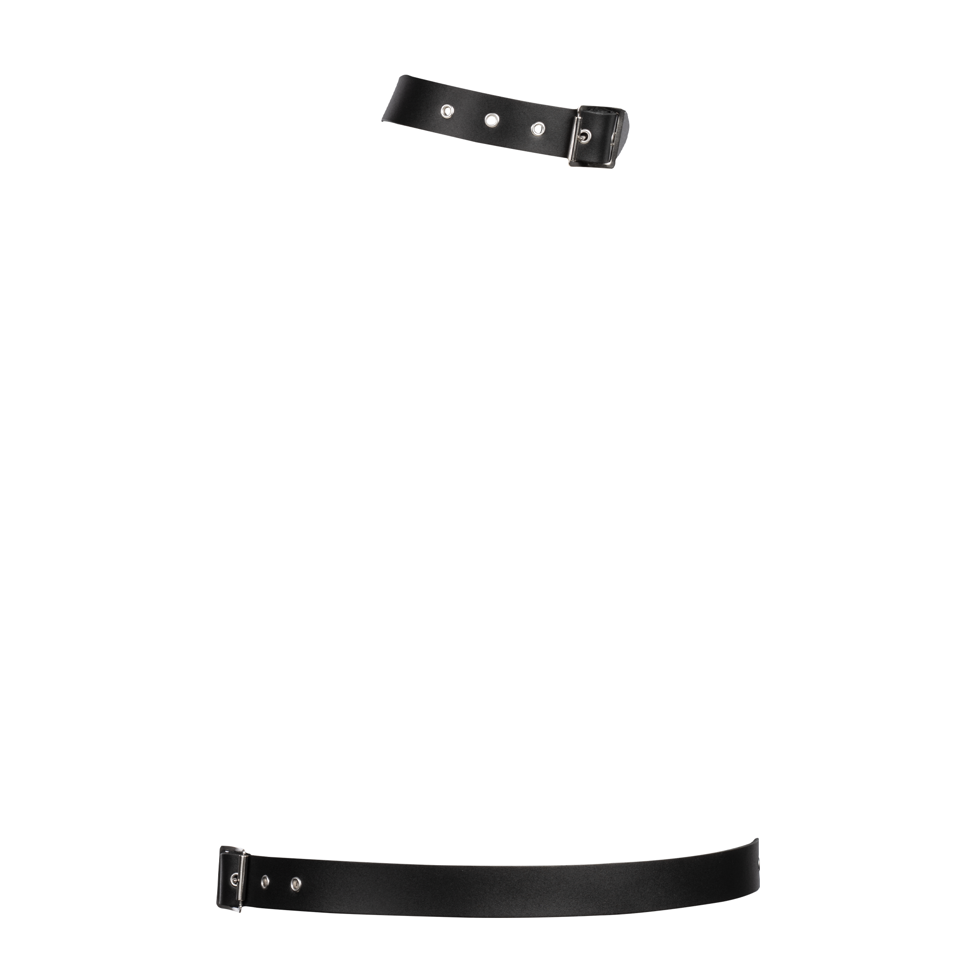 Rimba Bondage Play – Leder-Bondage-Brustharnisch – Schwarz