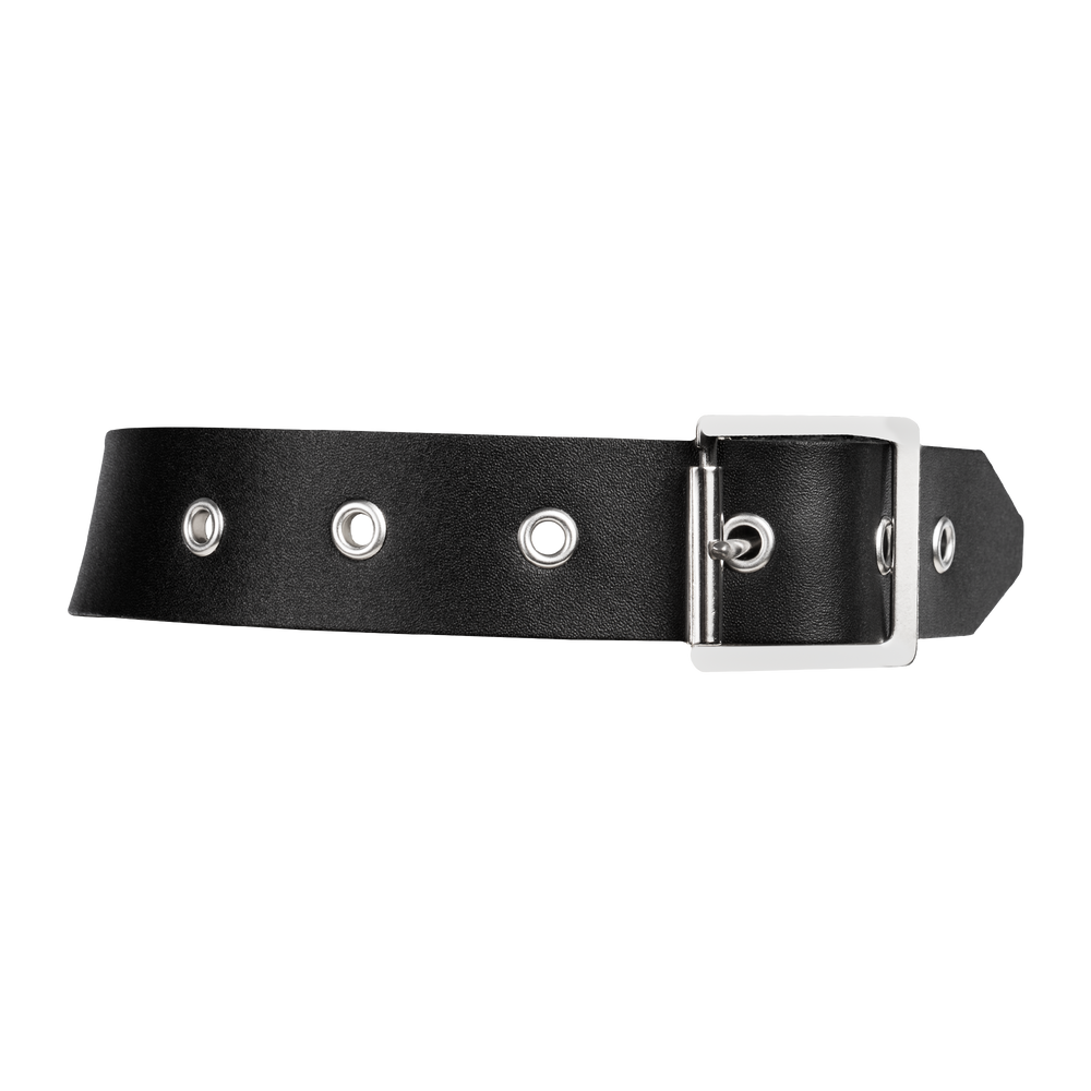 Rimba Bondage Play – Leder-Bondage-Brustharnisch – Schwarz