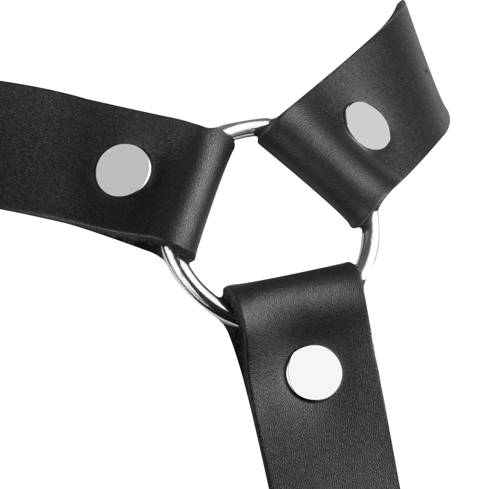 Rimba Bondage Play – Leder-Bondage-Brustharnisch – Schwarz