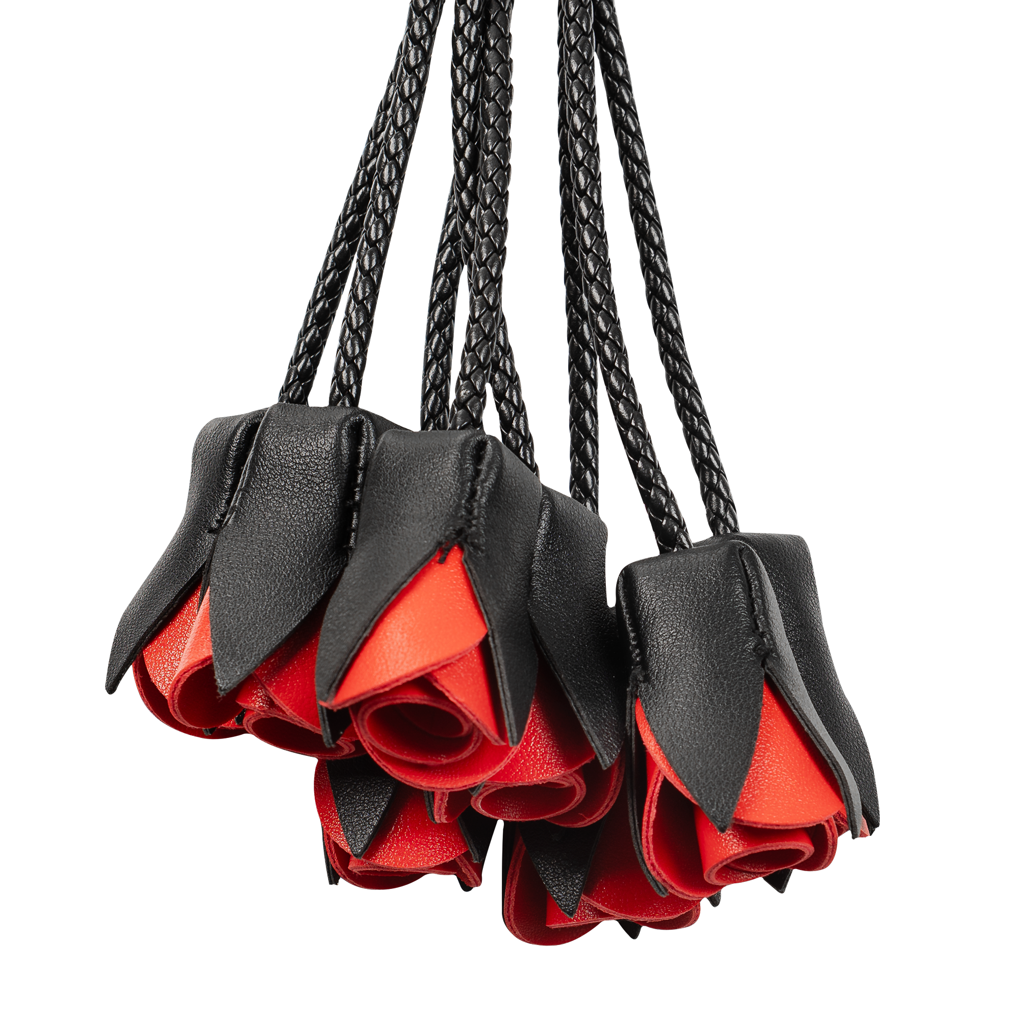 2: Rimba Bondage Play – Rosenpeitsche – Schwarz & Rot