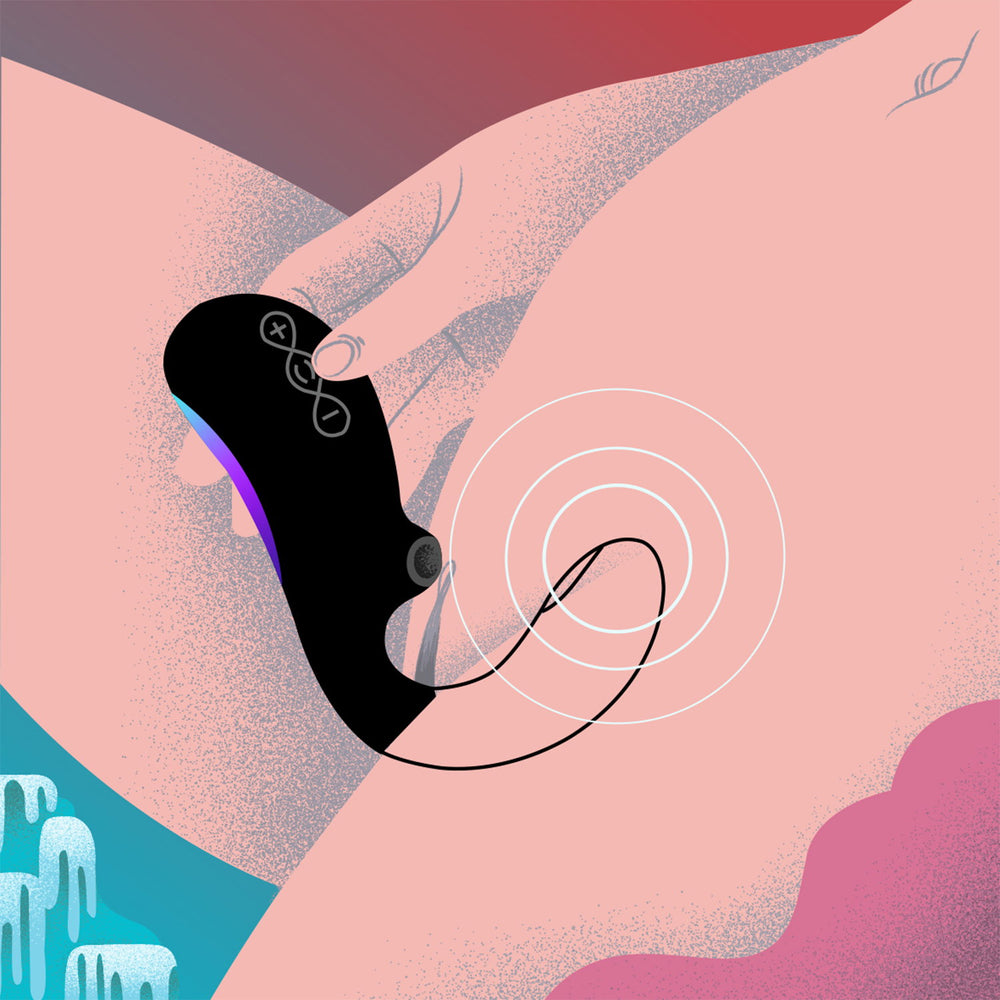 LELO - ENIGMA Double Sonic - Dreifach-Stimulation - App-gesteuert - Cyber ​​Purple