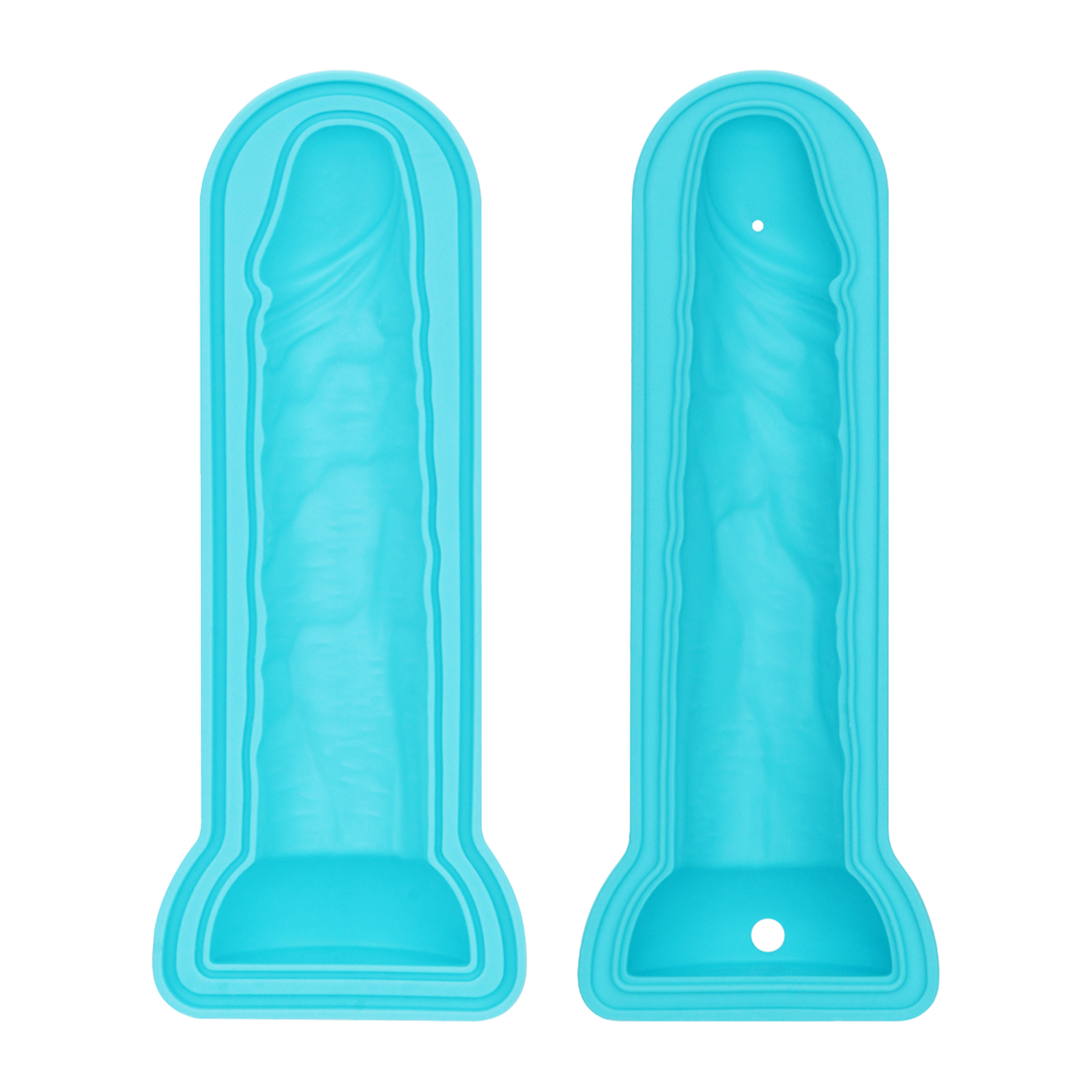 LoveToy – Silikon-Eiswürfelform – Realistischer Penis – Blau
