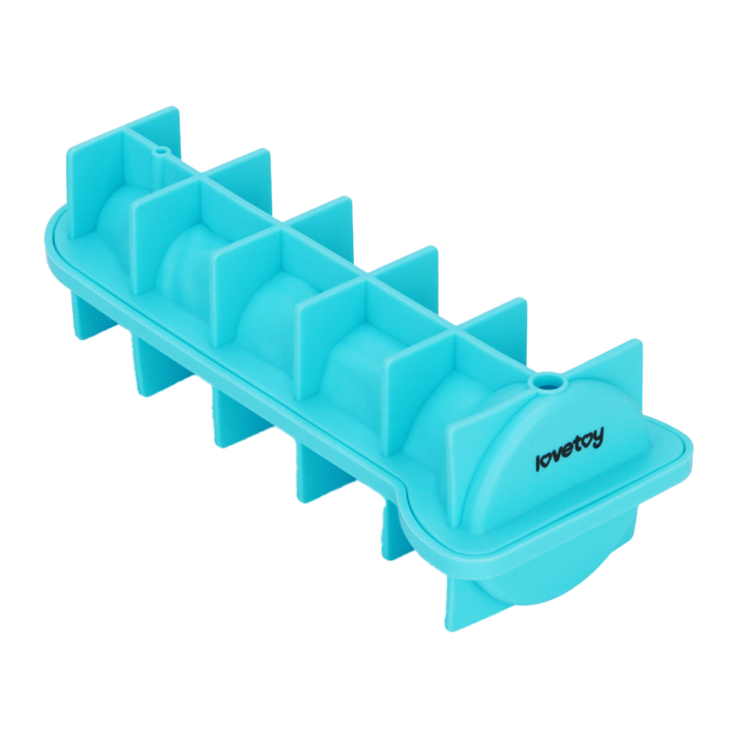 LoveToy – Silikon-Eiswürfelform – Realistischer Penis – Blau