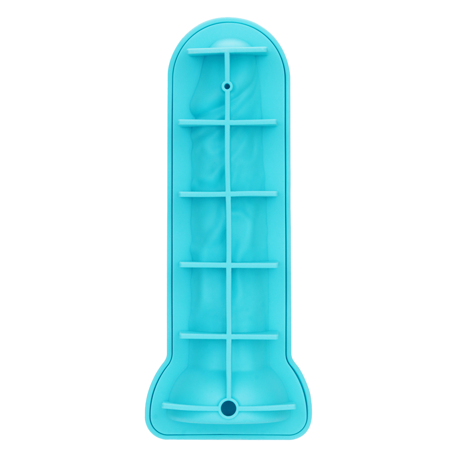 LoveToy – Silikon-Eiswürfelform – Realistischer Penis – Blau