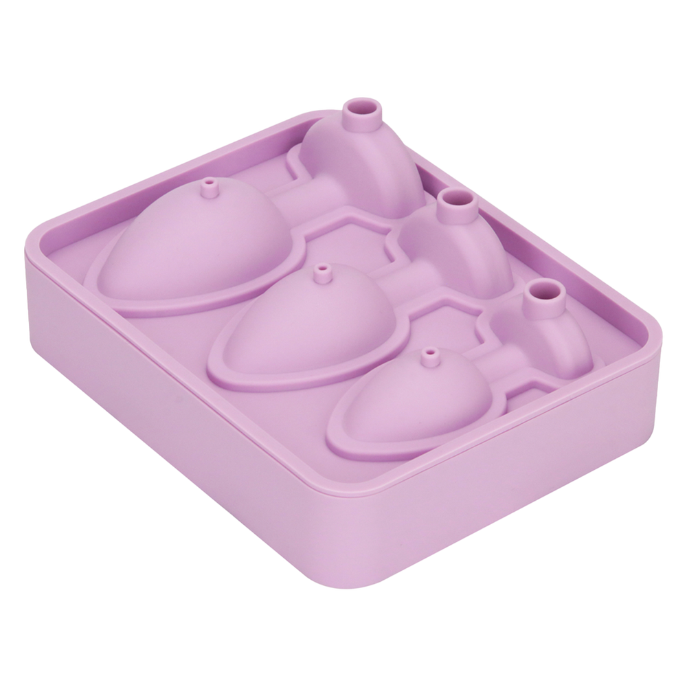 LoveToy - Silikon-Eiswürfelform - Analplug - Pink