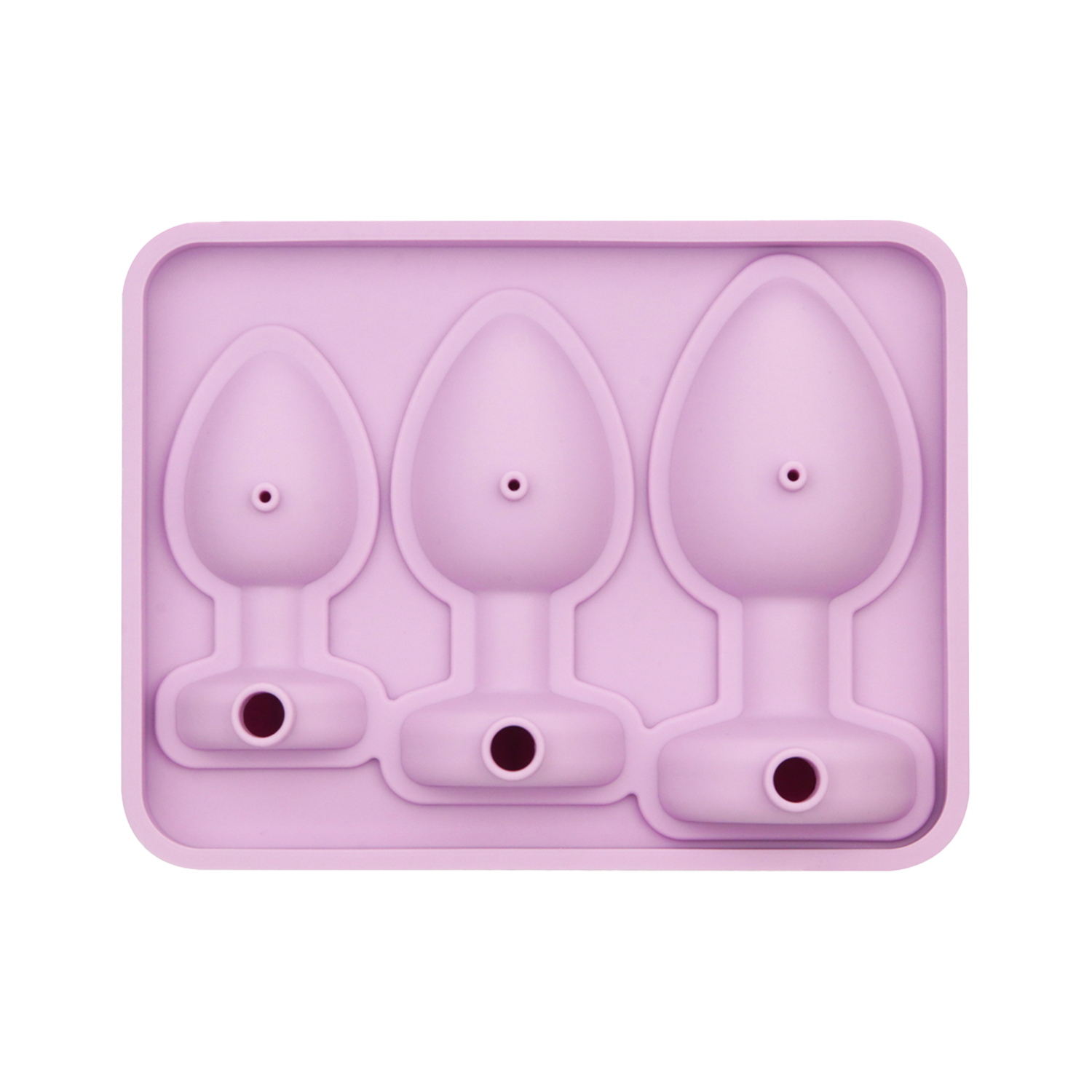 LoveToy - Silikon-Eiswürfelform - Analplug - Pink