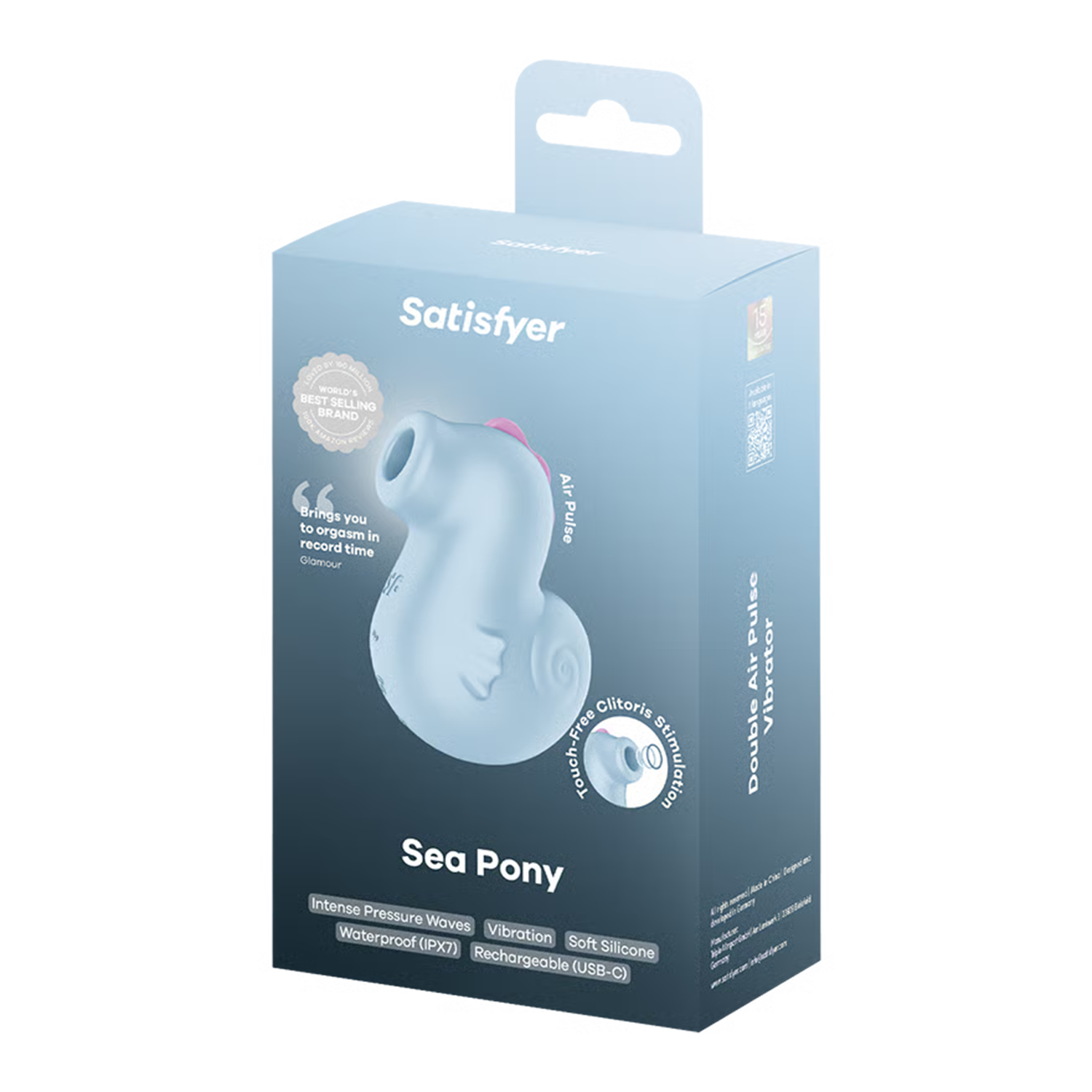 Satisfyer - Sea Pony - Air Pulse Vibrator - Blau