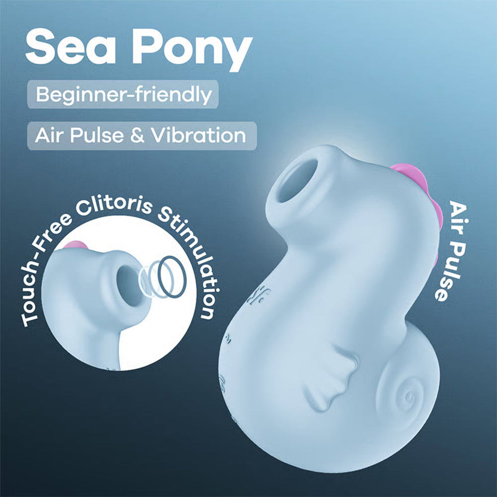 Satisfyer - Sea Pony - Air Pulse Vibrator - Blau