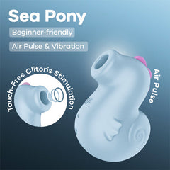 Satisfyer - Sea Pony - Air Pulse Vibrator - Blau
