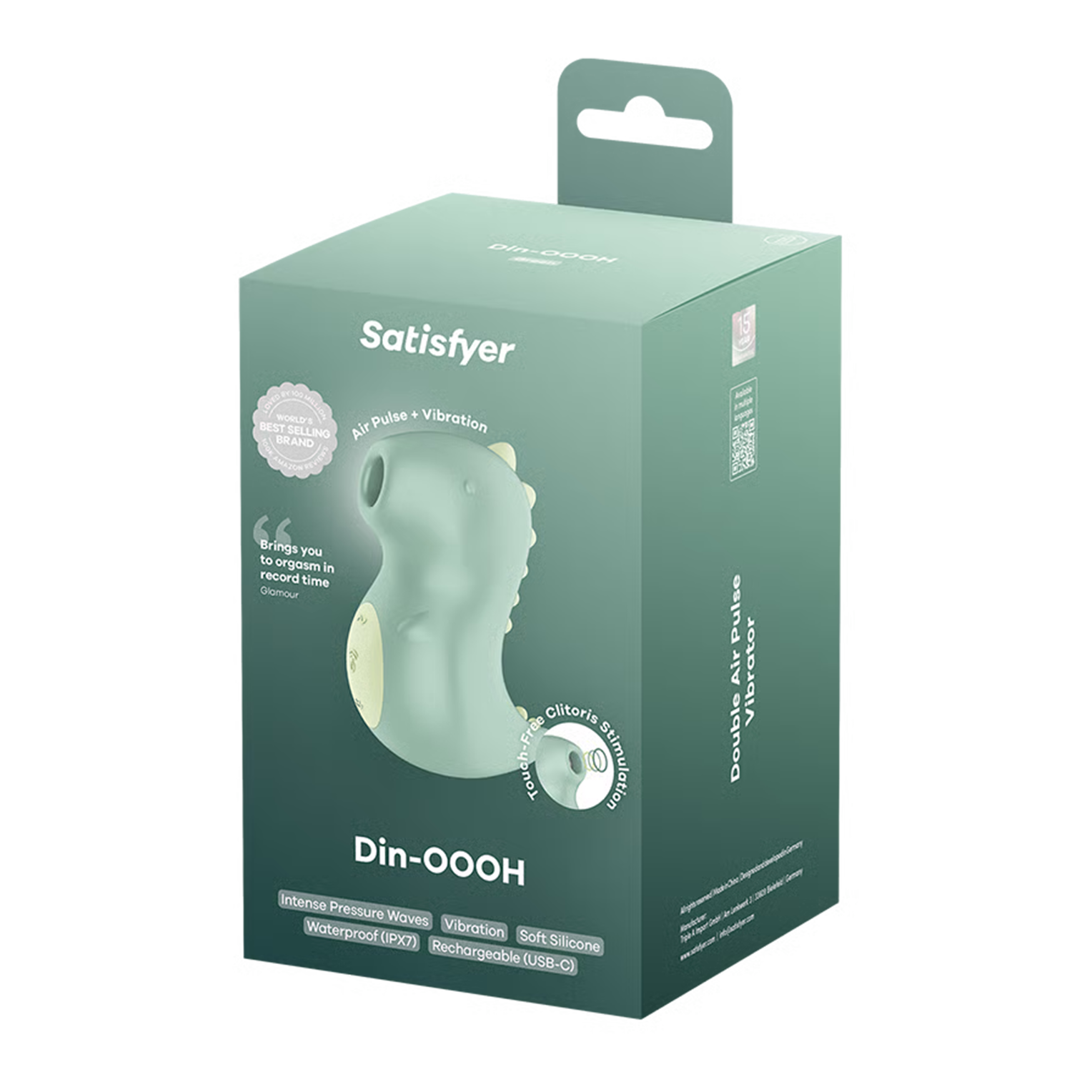 Satisfyer - Din-OOOH - Air Pulse Vibrator - Grün