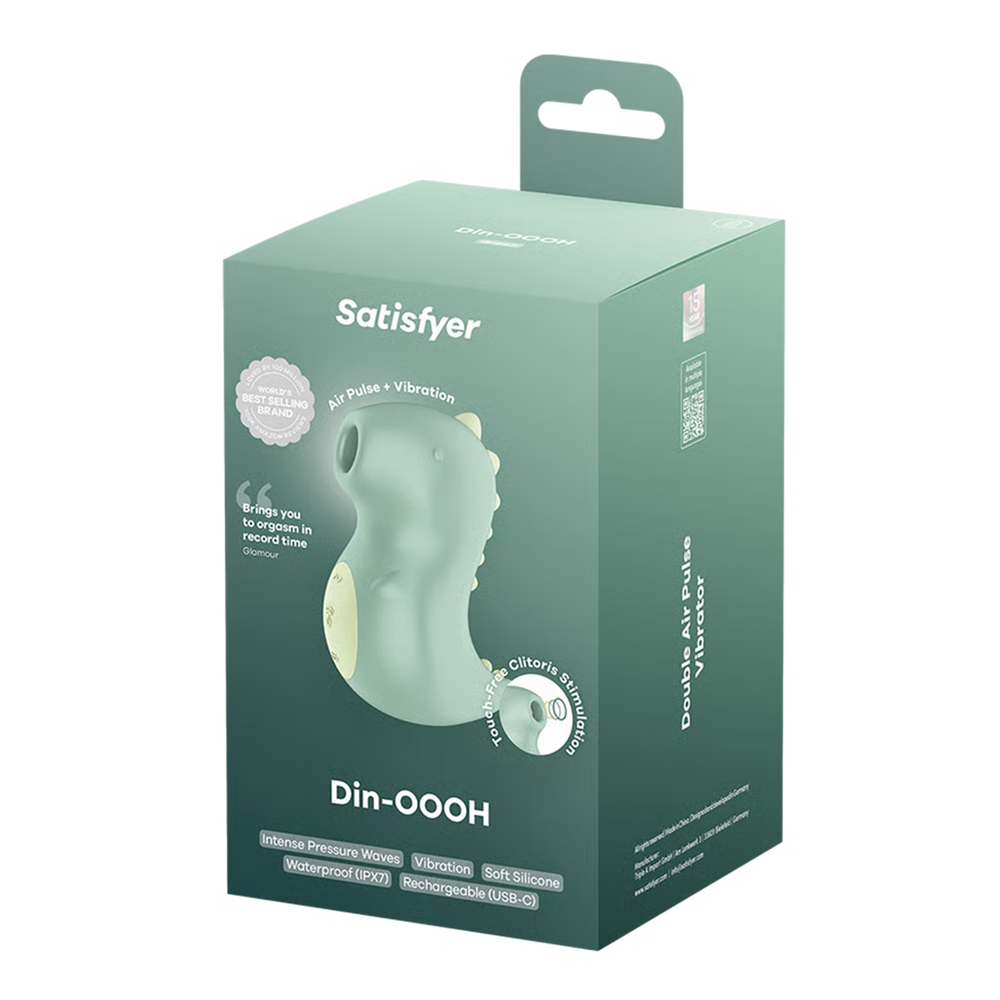 Satisfyer - Din-OOOH - Air Pulse Vibrator - Grün