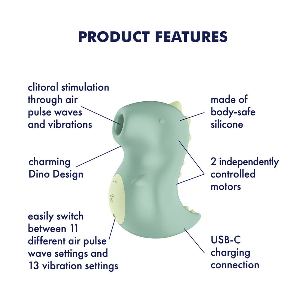 Satisfyer - Din-OOOH - Air Pulse Vibrator - Grün