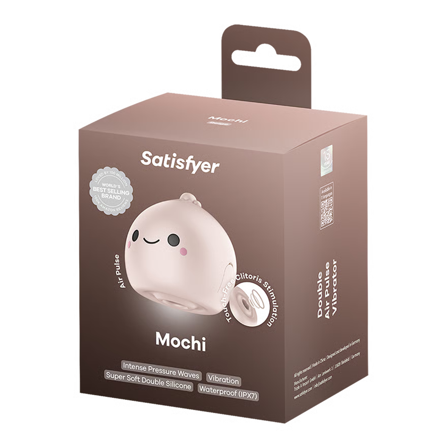 Satisfyer – Mochi – Luftimpuls-Vibration – Beige