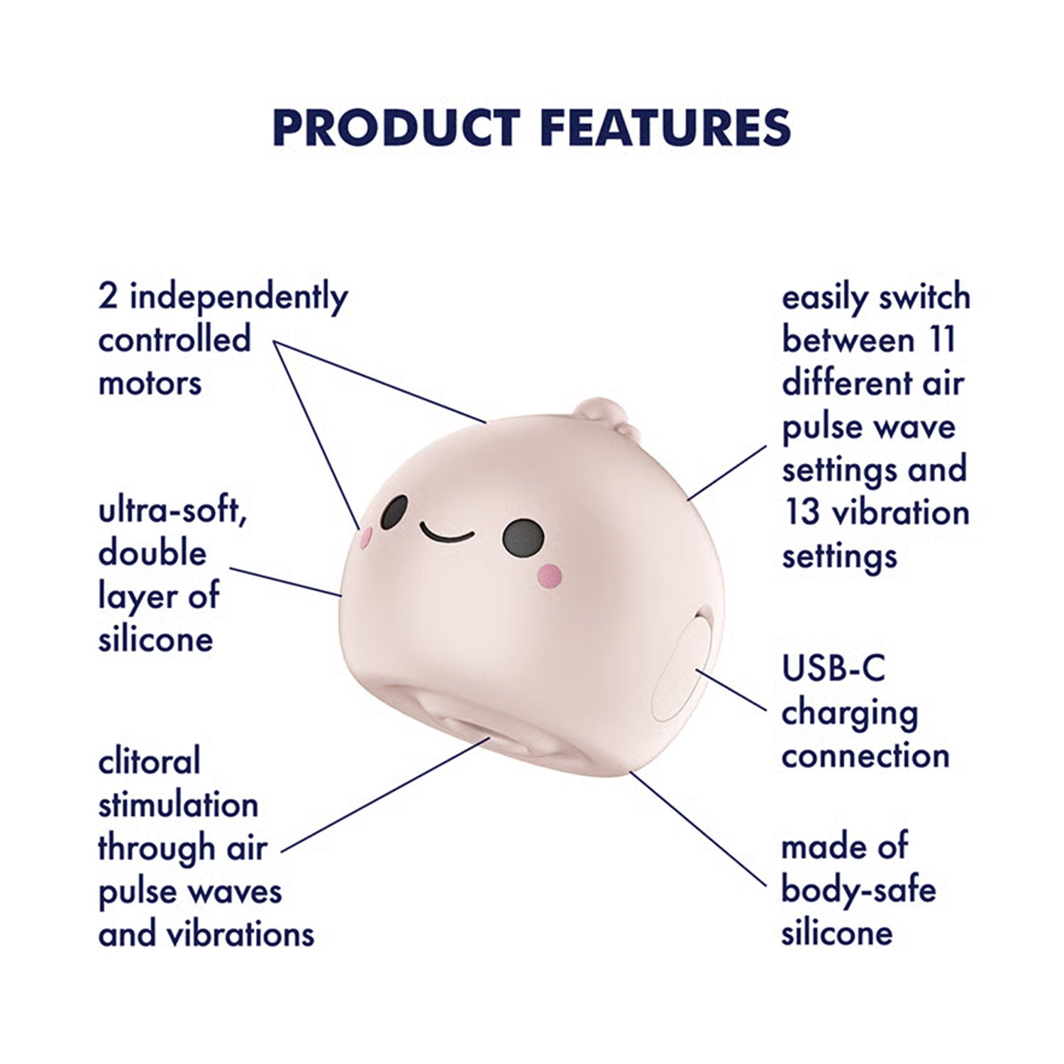 Satisfyer – Mochi – Luftimpuls-Vibration – Beige