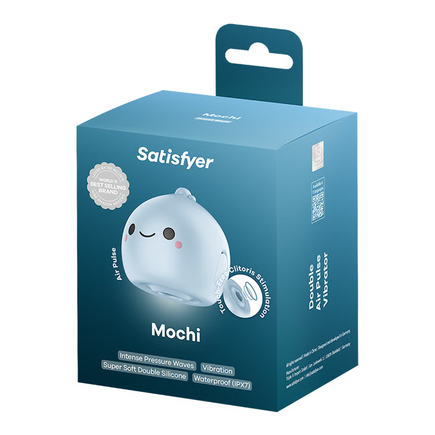 Satisfyer – Mochi – Luftimpuls-Vibration – Frostblau