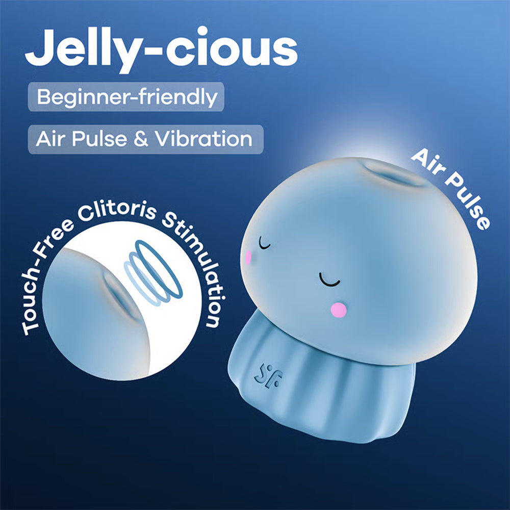 Satisfyer – Jelly-cious – Air Pulse Vibrator – Blau