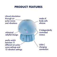 Satisfyer – Jelly-cious – Air Pulse Vibrator – Blau
