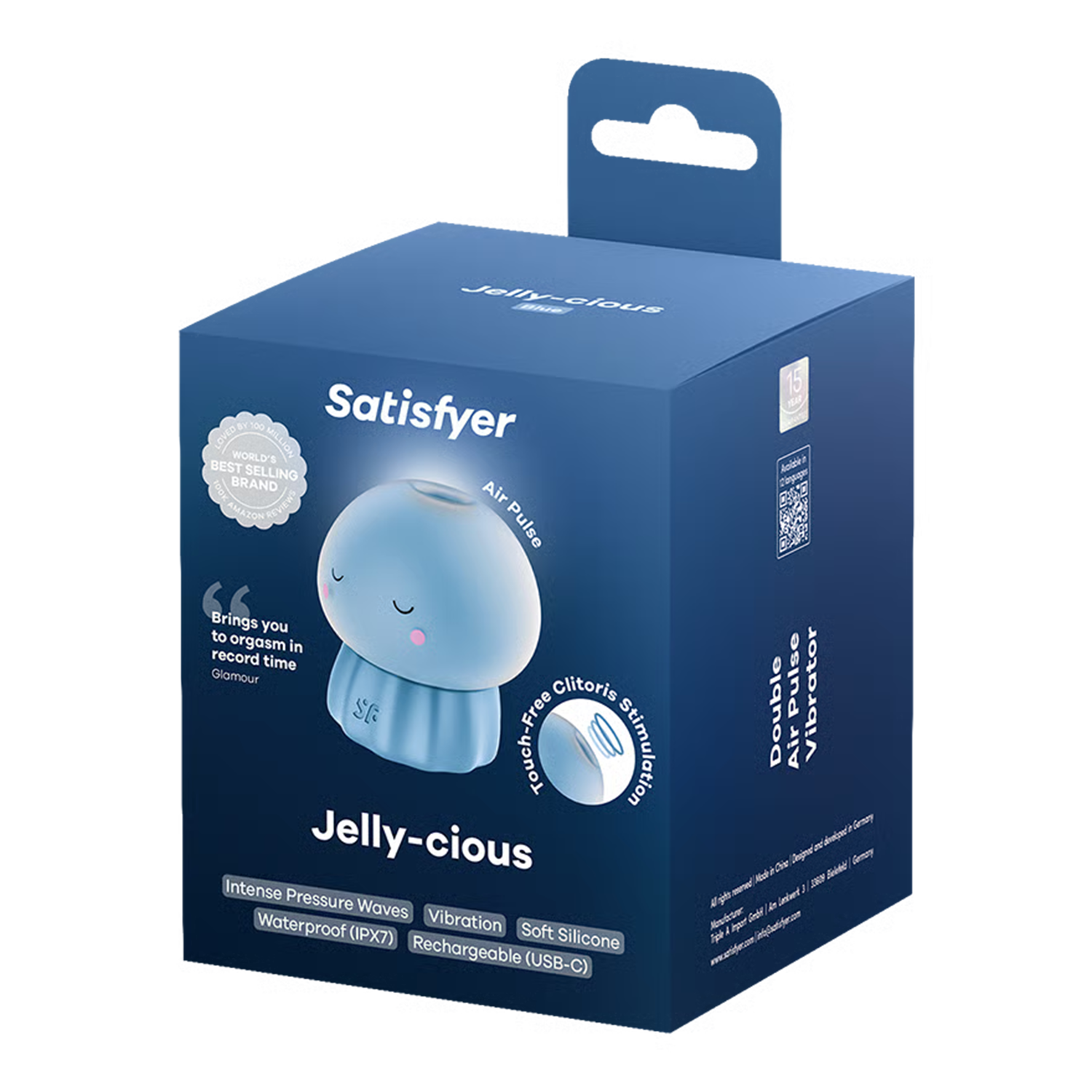 Satisfyer – Jelly-cious – Air Pulse Vibrator – Blau