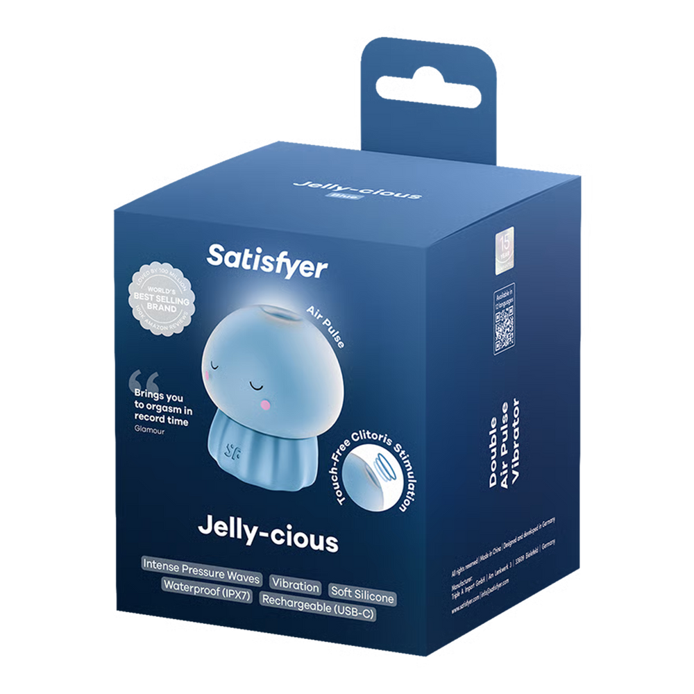 Satisfyer – Jelly-cious – Air Pulse Vibrator – Blau