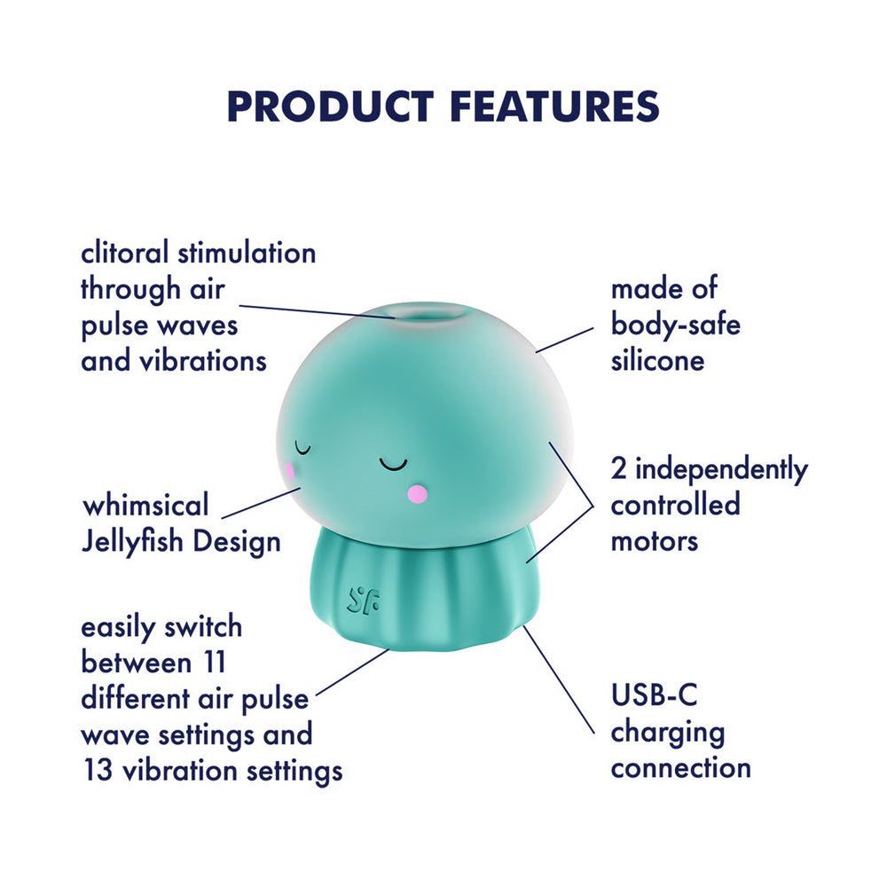 Satisfyer – Jelly-cious – Air Pulse Vibrator – Grün