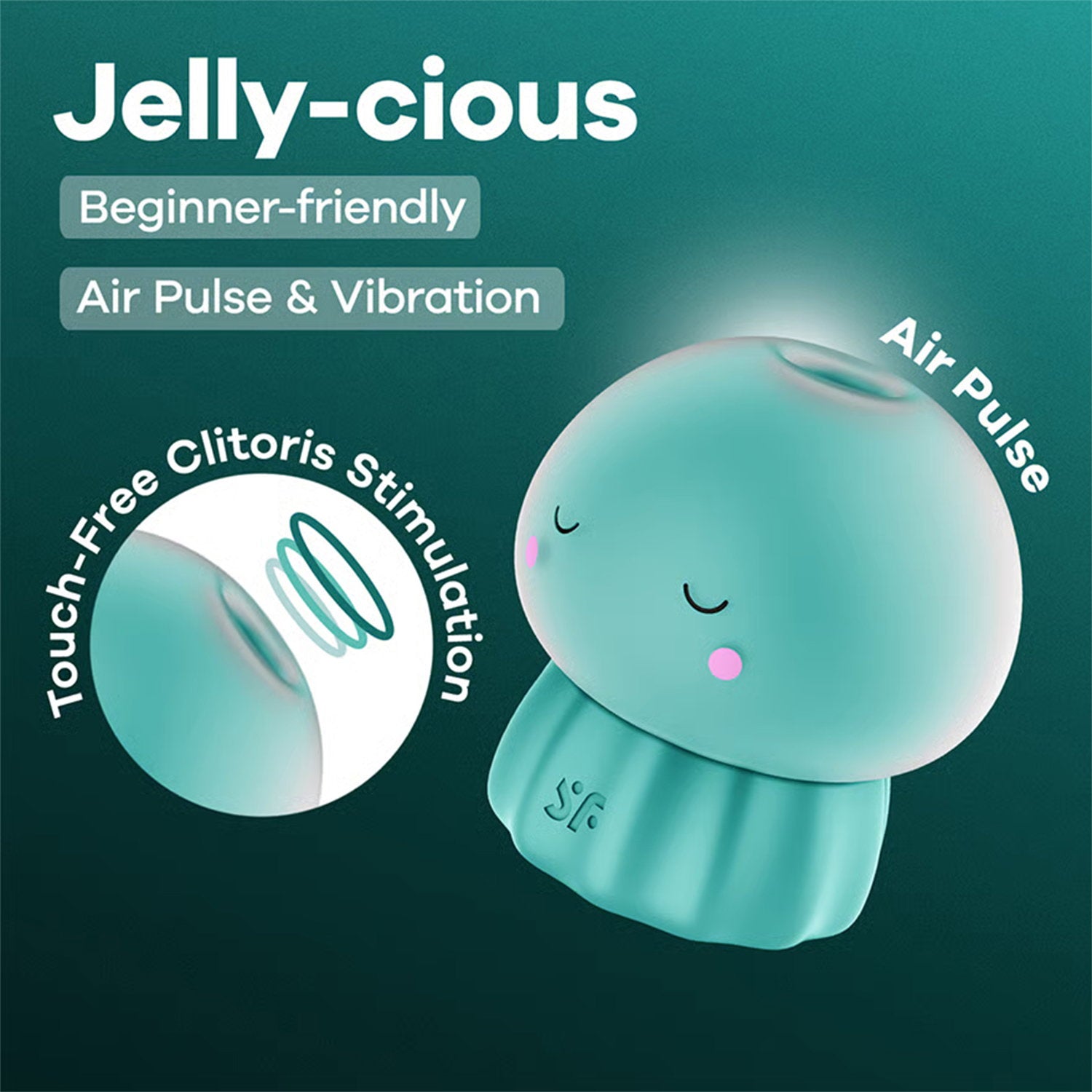 Satisfyer – Jelly-cious – Air Pulse Vibrator – Grün