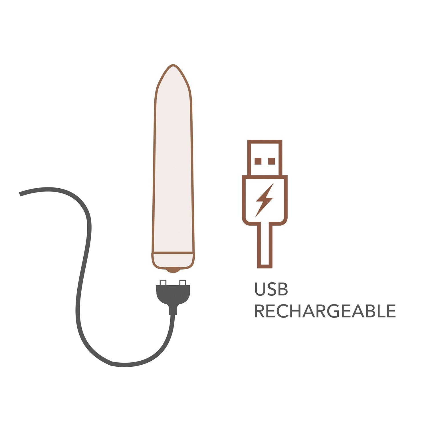 Rocks-Off – Wiederaufladbarer Bullet-Vibrator – Golden Rose