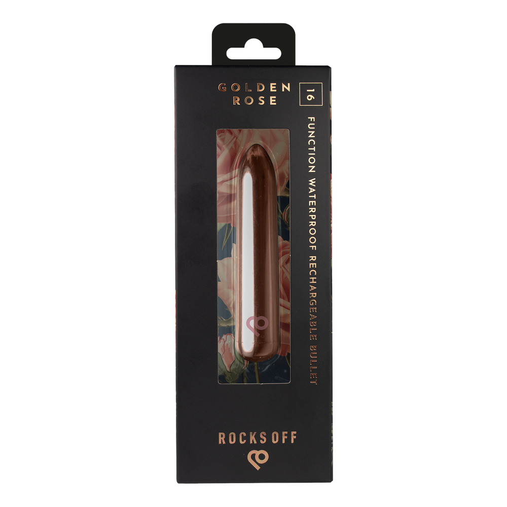 2: Rocks-Off – Wiederaufladbarer Bullet-Vibrator – Golden Rose